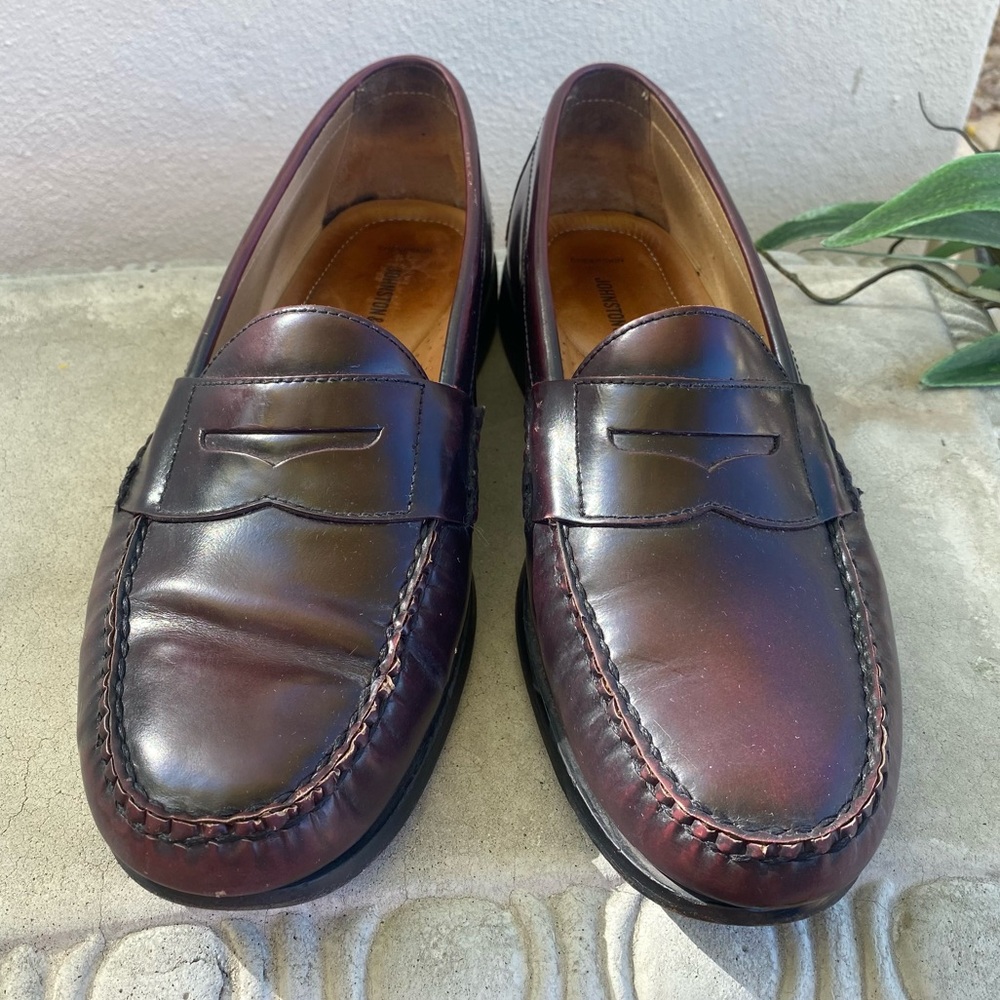 JOHNSTON & MURPHY HAYES PENNY BURGUNDY 11.5